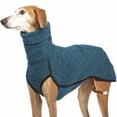 thumbnail image 1 of Ropa de dos piezas con cuello alto y cálido para perros, ropa sólida para mascotas, 1 of 6