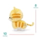 thumbnail image 1 of Gato Atigrado Lindo Peluche Bellzi Suave Naranja y Blanco, 1 of 2