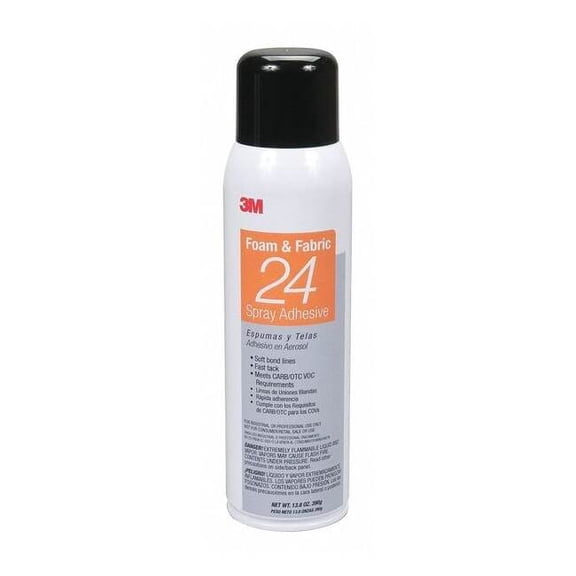 3m Spray Adhesive,16 fl oz,Aerosol Can 24