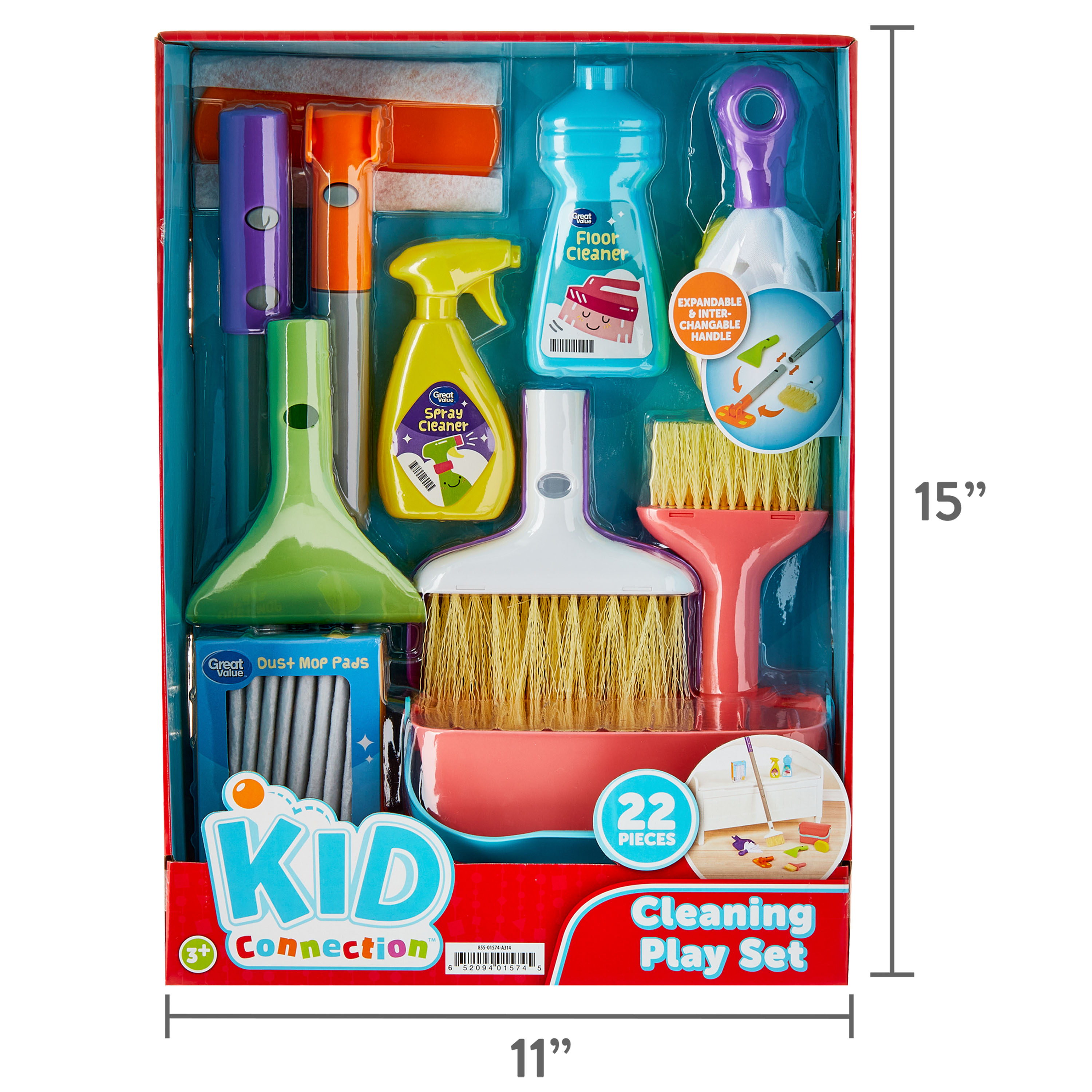 Kid Connection Cleaning Playset 22 Pieces photo 5