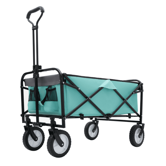 Collapsible Wagon 360lbs All-Terrain Wheels for Beach Camping Shopping