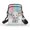 Elephant pattern, variant on HELLHERO Frog and Mushroom Pattern Double-layer Crossbody Bag with Adjustable Strap Polyester 4.33"x1.97"x7.09" for Women