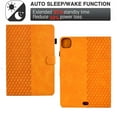 thumbnail image 3 of GSFY Case for 2024 iPad Air 11 Inch M2, PU Leather Slim Wallet Stand Protective Smart Shell Auto Sleep Wake for iPad Air 11 6th/ iPad Air 10.9 4th &5th/ iPad Pro 11 (2018-2022), Orange Blocks, 3 of 8