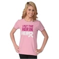 thumbnail image 4 of Breast Cancer Awareness Her in Hero Womens Slim Fit Graphic Tee Brisco Brands S, 4 of 5