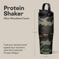 thumbnail image 2 of Mezclador de proteínas Corkcicle, 86 ml, agitador integrado Woodland Camo, 2 of 8