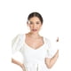 thumbnail image 4 of Vestido midi de manga abullonada Roman Fashion /Juvenil, 12515 (Blanco) blanco M, 4 of 6
