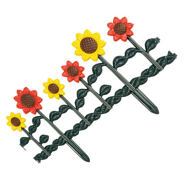 NUOLUX Valla Decorativa De Plástico Para Borde De Patio Con Gran Resistencia Y Fácil Limpieza