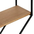 thumbnail image 6 of Kate and Laurel Lintz Octagon Floating Wall Shelf, Rustic Brown 24x24, 6 of 7