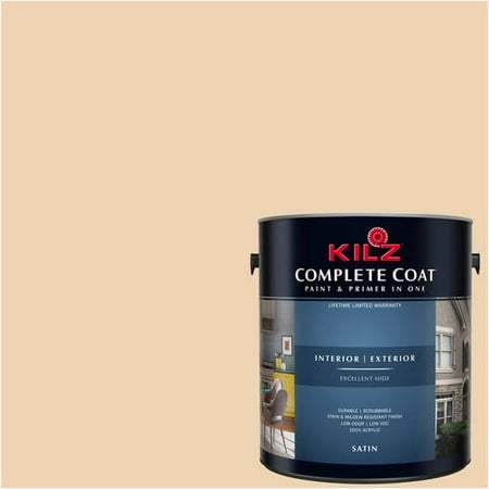 KILZ COMPLETE COAT Interior/Exterior Paint & Primer in One #LD170-01 Bagel