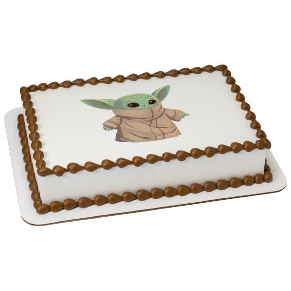 Star Wars The Mandalorian The Child Edible Cake Topper Image