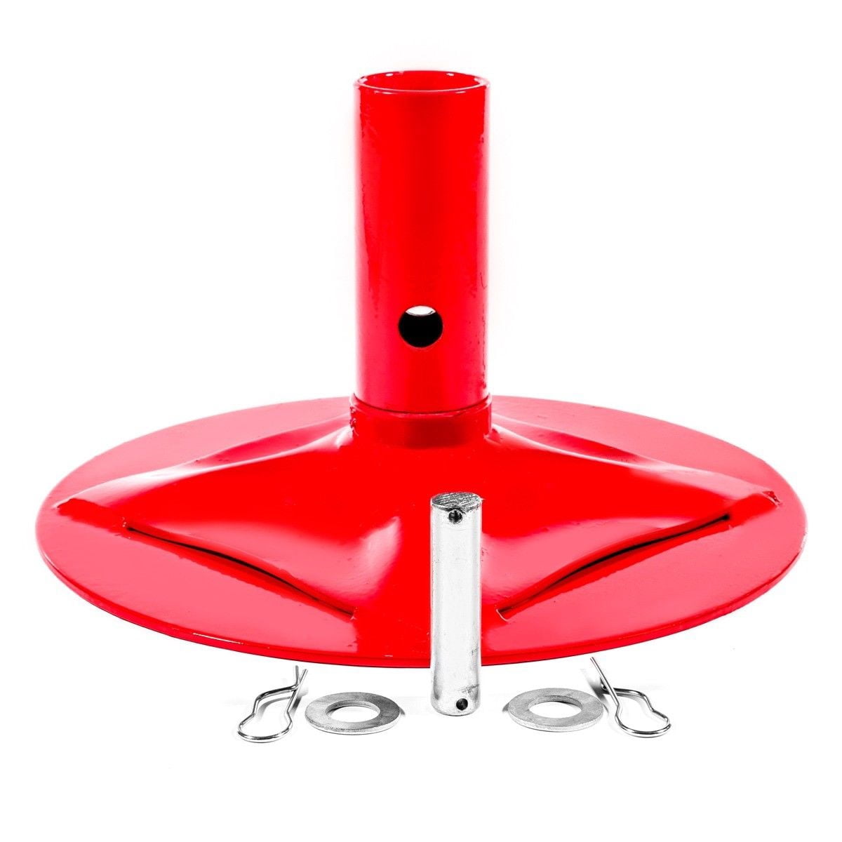 Stark USA Underhoist Support Stand, 1/2 Ton Capacity, 12 Inch Diameter Base, Contoured Saddle, Bearing Mounted Spin Handle, Supports Vehicle Components