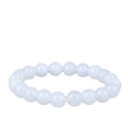 thumbnail image 5 of Genuine Natural White Jade Bracelet Women Men Round Jades Stone Beads Elastic Beaded Bracelets Fine Jewelry Bangle Accessories, 5 of 6