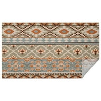 Rectangle Waterproof Tablecloth 60×102 Inch, Vintage Floral Reusable Indoor/Outdoor Durable Table Cover for Party Kitchen Dinner Room Decor