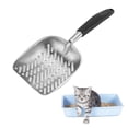 thumbnail image 4 of Cat Litter Scooper, Aleación de Aluminio Mastetas de Agarre Cómoda Pets Litter Scooper Ligero para Cat Box de arena, 4 of 7
