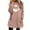 Pink, variant on Lovskoo Fuzzy Fleece Pullover Tops for Women Winter Warm Printed Fleece with Pocket Long Sleeve Crewneck Solid Color Warm Top White
