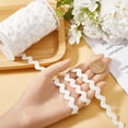 thumbnail image 3 of 1Roll 25Yds RIC Rac Trim Ribbon White Wave Sewing Bending Fringe Trim 1/4Inch Wide Braids Cords Embellishments, 3 of 6