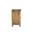 thumbnail image 6 of HomeRoots 521222 28 in. Starburst Geometric Solid Wood Nightstand, Brown, 6 of 9