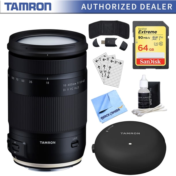 Tamron 18 400mm F 3 5 6 3 Di Ii Vc Hld All In One Zoom Lens For Canon Afb028c 700 Accessory Bundle Includes Tamron Tap In Console Lens Accessory 64gb Sdxc Memory Card More Walmart Com Walmart Com