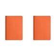 thumbnail image 2 of A7 Premium Leather Cover Notebook Sewn Binding Softcover Notebook Ink-Resistant Pocket Notepad With Thicked Paper10-Color Portable Notepad for To-Do Lists,Business Meeting Records(100Shts),Orange*2, 2 of 8