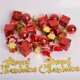 thumbnail image 1 of 【En entrega】 Bolas de plástico decoraciones navideñas en cajas multi-paquetes de placas decorativas de palabras campanas bolas de Navidad accesorios de decoración del árbol de Navidad, 1 of 4