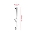 thumbnail image 3 of Fiudx Pinza para Alimentos de Acero Inoxidable con Agarre Antideslizante para Un Uso Fácil. Ideal para Barbacoas y Alimentos Cocinados. para Servir Frutas. Compacta y Portátil. Disponible En 4 Tamaño, 3 of 3