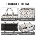 thumbnail image 4 of Large Capacity Tote Bag,Beagle Dog and Footprints Handbag Fashion Luxury Tote Bag,15.7"x13"x 5.1" Inches,Laptop Compatible, 4 of 6