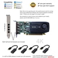 thumbnail image 2 of Epic IT Service - Quadro NVS 510 with Four Mini Displayports, Both Half and Full Brackets, and 4 x mDP to HDMI Adapters, 4K Resolution (1 Year Warranty), 2 of 4