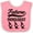 Pink and White, variant on Inktastic Future Pathologist Scientist Boys or Girls Baby Bib