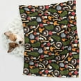 thumbnail image 6 of Pofeuu Mushrooms Print Puppy Blanket,Dog Blankets,Pet Blanket Cozy Cat Blankets for Indoor Cats, Fuzzy Pet Blanket for Kitten Doggy Dog Blankets-Small, 6 of 8