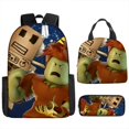 thumbnail image 1 of ROBLOX-mochila con diseño de mundo Virtual para estudiantes de primaria y secundaria, morral escolar de Anime, caja de papelería de dibujos animados, 1 of 4