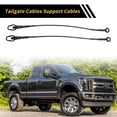 thumbnail image 3 of Cables de soporte para la puerta trasera Unique Bargains 1 par para Ford F-150 F-250 F-350 1987-1997 correas de soporte para el portón trasero No.F7TZ9943052A/F7TZ9943053A Negro, 3 of 6