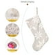 thumbnail image 3 of Calcetines De Navidad De Copo De Nieve De Peluche Calcetines De Decoración De Copo De Nieve De Peluche Suave Calcetines De Copo De Nieve Festivo Colgante De Árbol De Navidad Con Cuerda Colgante Monstrate HA027647-02, 3 of 7