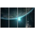 thumbnail image 2 of Sunrise in Earth from Space - Contemporary Landscape Canvas Art, 2 of 3