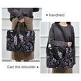 thumbnail image 6 of FORMRS 16" Laptop Sleeve Bag Carrying Case with Handle Travel Shoulder Briefcase, Light Purple Flowers, 6 of 8