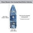 thumbnail image 5 of HELLHERO Soft Ironing Board Cover, Retro Denim Patchwork Style Ironing Board Cover, Non Stick Scorch and Stain Resistant Standard Size 15x54 Inch with Elastic Edges, 5 of 5
