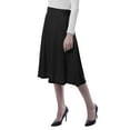 thumbnail image 3 of Moomaya Jupes en Jersey pour Femmes Longueur Genou Extensible Été - 8BY, 3 of 7