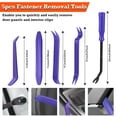 thumbnail image 3 of Car Retainer Clips & Fasteners Kit \u2013 32 Universal Sizes Nylon Bumper, Fender Rivets, Door Panel Clips, and Plastic Rivets with 10 Cable Ties and Removal Tool for Toyota, Ford (1240pcs Blue), 3 of 7