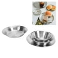 thumbnail image 4 of Bandeja Para Hornear, Platos Redondos Para Pizza, Bandejas Para Servir, Acero Inoxidable Resistente Al Calor Para Cena Familiar, Picnic, 4 of 7