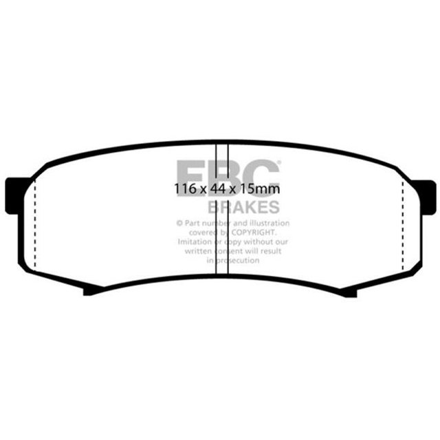 EBC ED9993 Plaquettes de Frein Arrière pour Lexus GX460 4.6L 2010 Extra Duty
