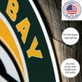 thumbnail image 4 of South Dakota State Jackrabbits 15" Round LED Lit Wall Sign, 4 of 5