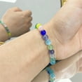 thumbnail image 5 of Healing Gemstone Bracelet for Women & Men, Handmade Natural Stretch Bracelet for Chakra Healing, Energy Balance and Stress Relief, Unisex Yoga Meditation Jewelry Gift, 5 of 5