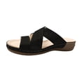 thumbnail image 2 of Sandalias de playa de cuña con punta abierta y huecos cómodos para vacaciones de ocio para mujer Wmkox8yii  ytu3499, 2 of 3