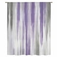 thumbnail image 2 of Purple Gray Sheer Curtains 54 Inches Long, Vintage Country Abstract Gradient Aesthetic Light Filering Curtains, Breathable Simi Curtain Privacy Drapes for Kitchen Bathroom Small Window Treatment, 2 of 9