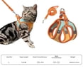thumbnail image 2 of IFRINID Cat Harness and Leash Set, Adjustable Escape Resistant Walking Vest with Reflective Strips for Small Cats, 2 of 7