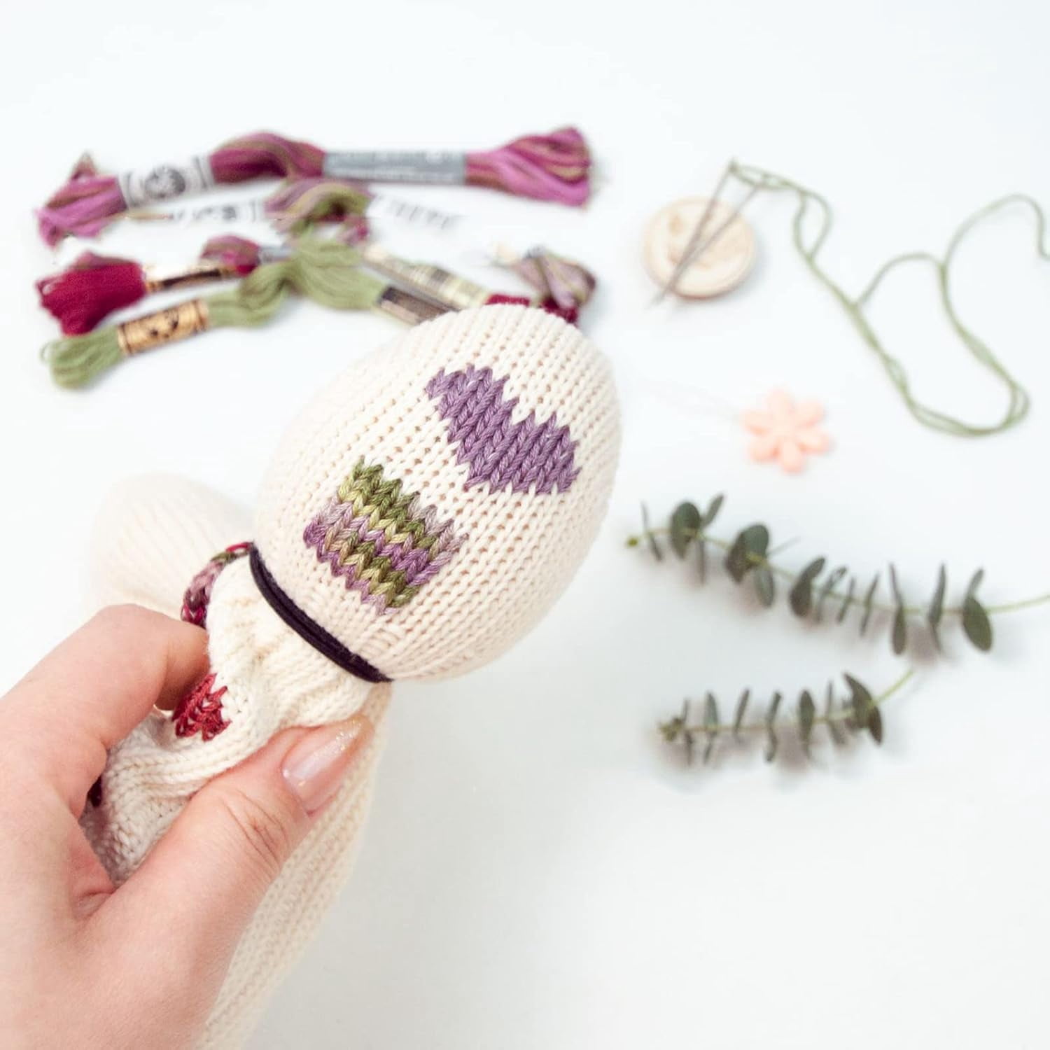 Wood Darning Egg, Socks Repair Needle Thread, Sewing Tool, Adult Handicraft, Home Mending Kit, Gloves Needle, Wood Egg