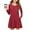 Wine, variant on Girls' Solid Color Long Sleeve Dress Girls' Long Sleeve Dress - Solid Color Pocket Dress Light Purple 140