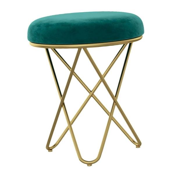 Taburete de tocador Soledad para dormitorio multifuncional Verde