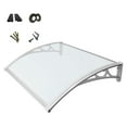 thumbnail image 3 of Toldo para ventana Toldo para puerta Toldo para puerta multiusos transparente y resistente Toldo para ventana para balcón Jardín al aire libre Ventana 60cmx80cm, 3 of 8