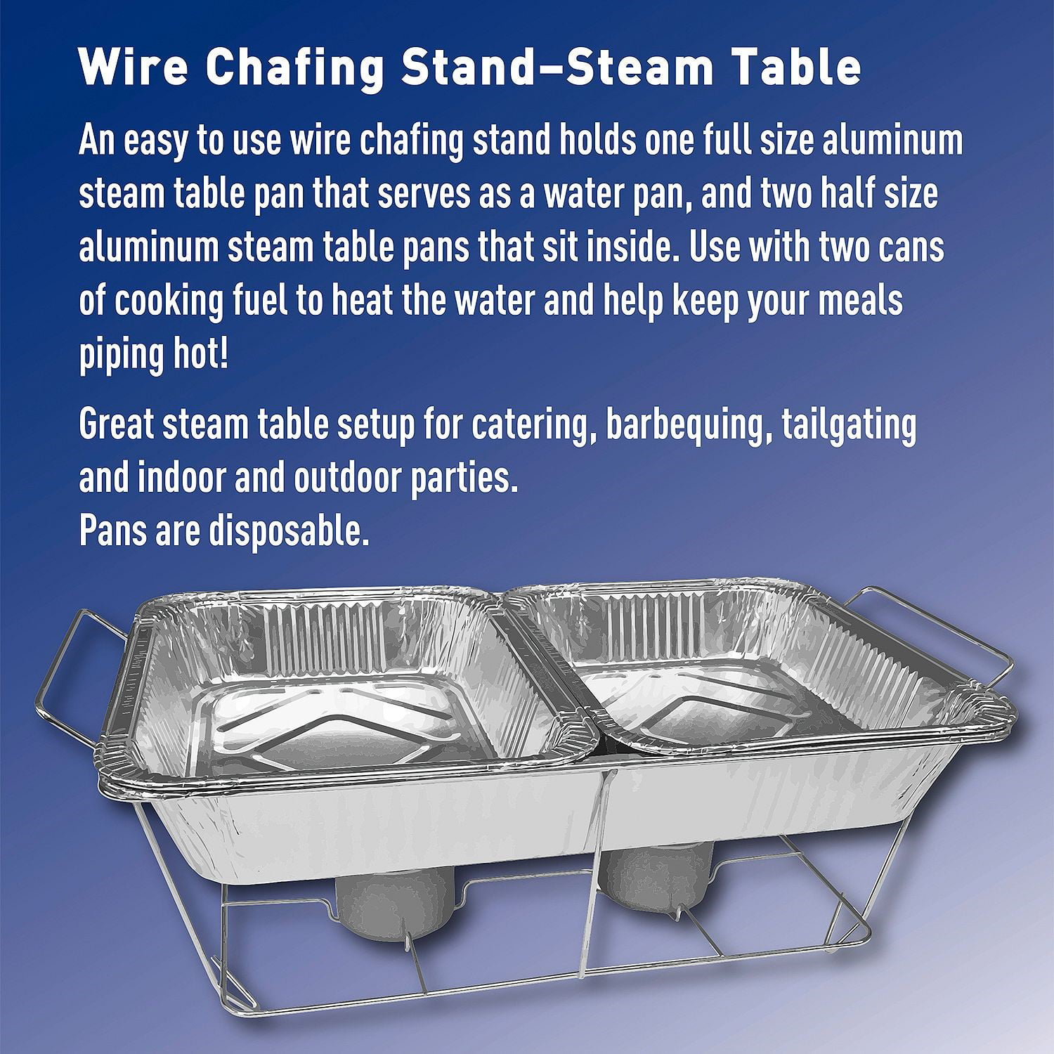  Member's Mark Aluminum Steam Table Pans, 1/3 Size (30 Count) :  Industrial & Scientific