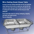 Member's Mark Aluminum Steam Table Pans, Half Size, 36 Count
